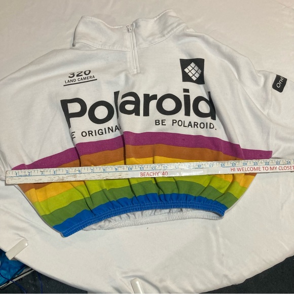 Polaroid cropped sweatshirt - Picture 3 of 7